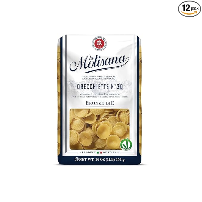 La Molisana Orecchiette Puglia FQ 305 1 Pound (Pack of 12)