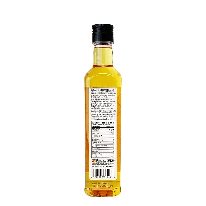 Gamma One Pure Rice Bran Oil 100% (0.5 L) $ 12Count