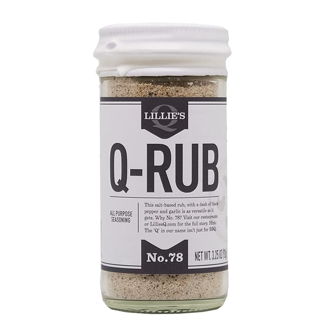 Lillies Q BBQ Dry Rub - Case of 12 - 3.25 Ounce . United States 12 Count