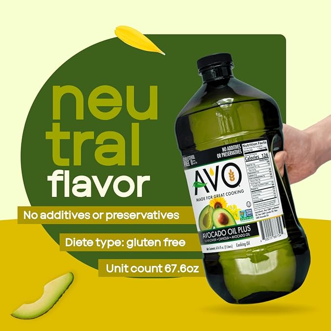 Avocado Oil Blend Non-GMO No Preservatives 67.6 Fluid Ounces