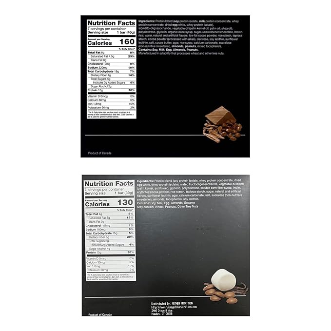 PROTIFIT - Low Calorie Choc-A-Lot Chip &amp Remix Vanilla-Choco Protein Bar 2 Pack High Protein 15g Protein Low Carb Low Sugar Ideal Protein Compatible 7 Servings Per Box (2 Pack)