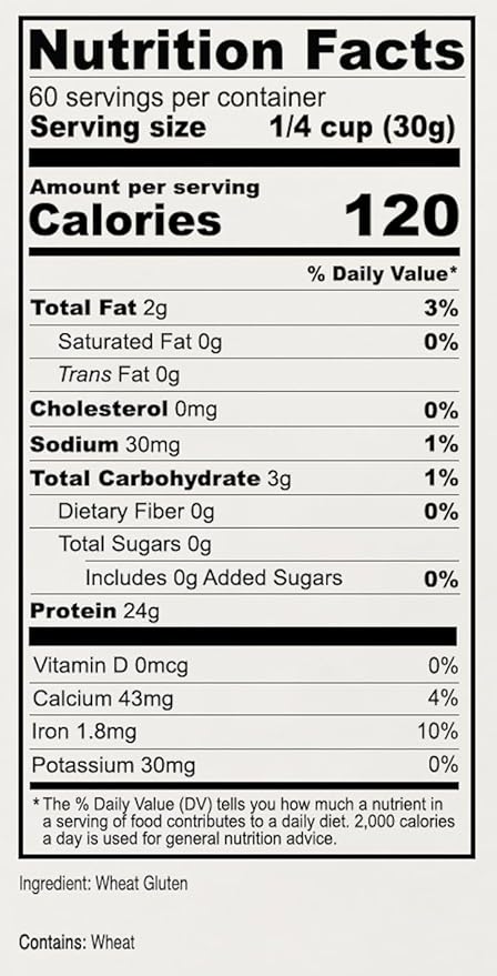 Anthony's Vital Wheat Gluten 4 lb Vegan Non GMO Keto Friendly Low Carb (Pack of 2)