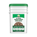 Freeze Dried Beef Dices 10-Bag Bucket 85 Oz | Premium Emergency Food Supply 25 Year Shelf Life | Prepper Supplies Survival Food Off Grid Living Supplies | Valley Food Storage Packaged in USA