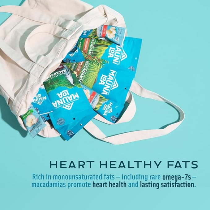 Mauna Loa Honey Roasted Macadamia Nuts 12 Pack of 1 oz Single Serve Snack Bags Gluten Free Sweet &amp Crunchy Hawaiian Snack