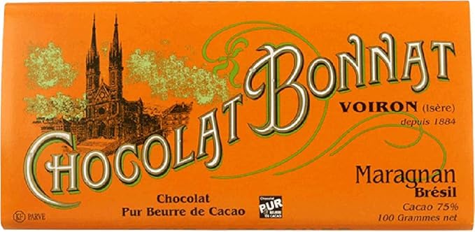 Chocolat Bonnat Maragnan Brazil 75% Dark Chocolate Bar