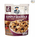 Simply Granola Oats Honey Raisins and Almonds 34.5 oz Pack of 2 Bulk Breakfast Cereal