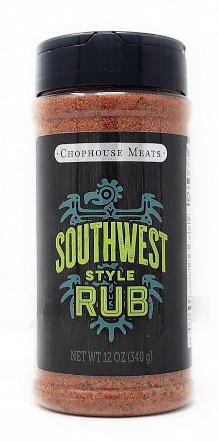 Barbecue Seasoning Chophouse Meats Bottle Spice Shaker (12oz Southwest Style Rub)