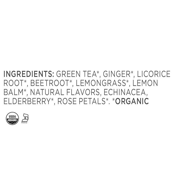 Tea Forte Defense Premium Loose Leaf Caffeinated Green Tea Blend Canister Makes 35-50 Cups
