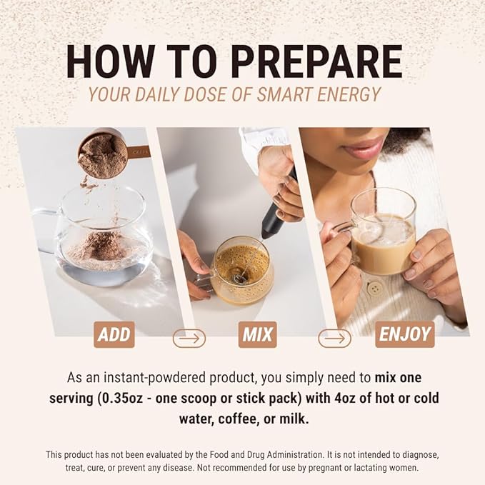CAFFEINE ARMY Variety Pack | Comprehensive Functional Coffee with MCTs CoQ10 Collagen and Adaptogens: Clean Energy + Supports Daily Attention No Jitters or Crash |12 Stick (4.02 oz)
