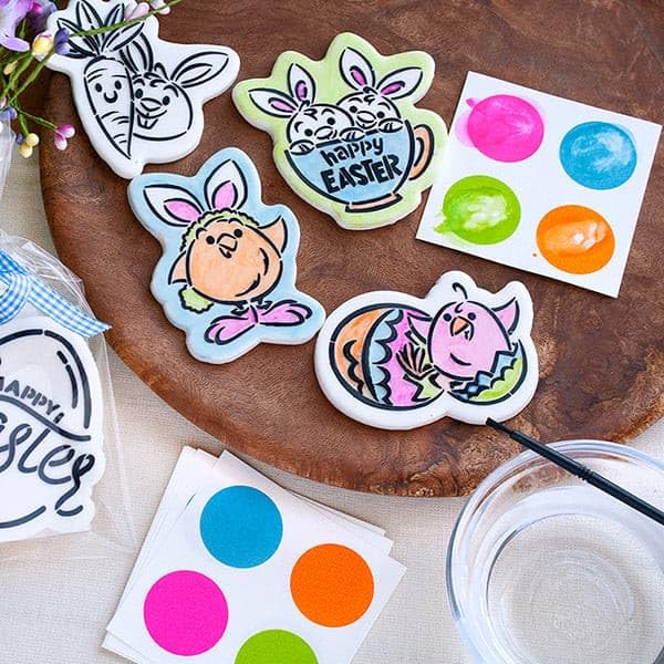 The Cookie Countess PYO Edible Paint Palettes 36 Pouch - Pastel