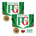 PG TipsTea Bag 160-Count Boxes (Pack of 2)