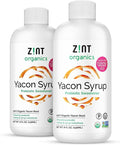 Organic Yacon Syrup - Award-Winning 100% Pure Paleo-Certified Prebiotic Fiber Liquid Natural Sweetener Non GMO Pure Yacon Root Superfood - Natural Diet Aid (8 Fl Oz 2 Pack)