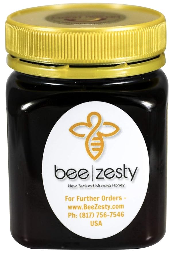 Nelson Honey Natural Manuka Honey 200+MG Factor 250g (.55lbs) Genuine New Zealand non-GMO - BPA Free Jar - 100% guaranteed (Ability to easily access test results by using the Jar Batch code