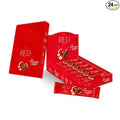 Red Delight Hazelnut and Macadamia Milk Chocolate Snack Bars - Pack of 24 Diamond-Shaped Milk Chocolates (22.08oz) with Rich Cocoa Flavor - European-Style Chocolates - No Added Sugar and Kosher
