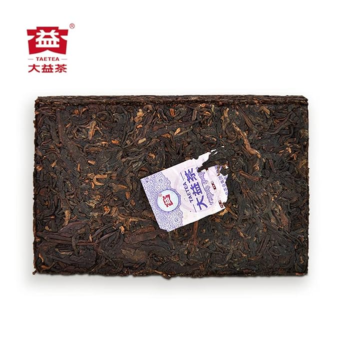 TAETEA Pu-erh Tea Cake Old Brick Aged Fermented Puerh PU'ER Tea Brick Black Tea for Daily Drink and Gift (Ripe)
