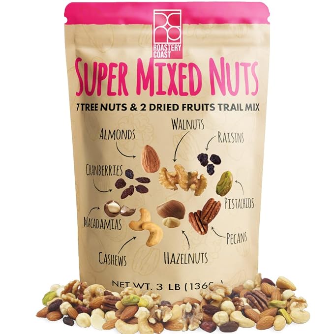 Roastery Coast - Daily Nuts Healthy Mix Bulk | Nuts Snack Mix | Deluxe assorted snack | nut snacks | healthy snacks for adults | dry fruits | nut mix
