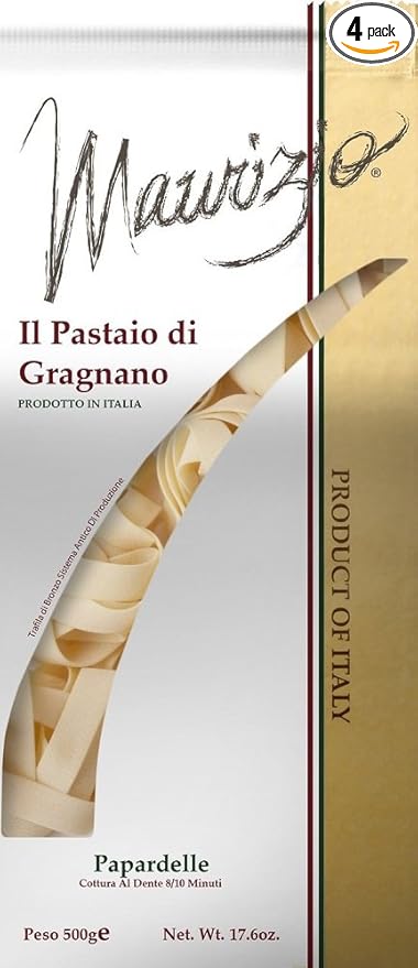 Maurizio - Italian Pappardelle Pasta (4)- 17.6 oz. Pkgs.
