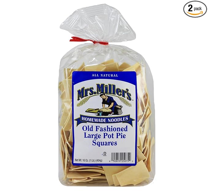 AmishTastes Mrs. Miller's Old-Fashioned Large 2 Pot Pie Squares 16 Oz. (Pack of 2)