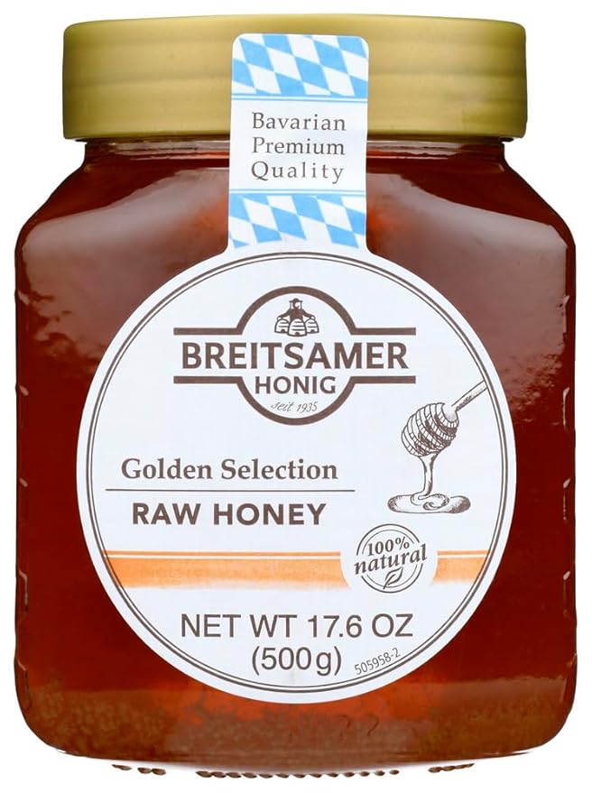 Breitsamer Golden Honey 17.6 oz each (4 Items Per Order)