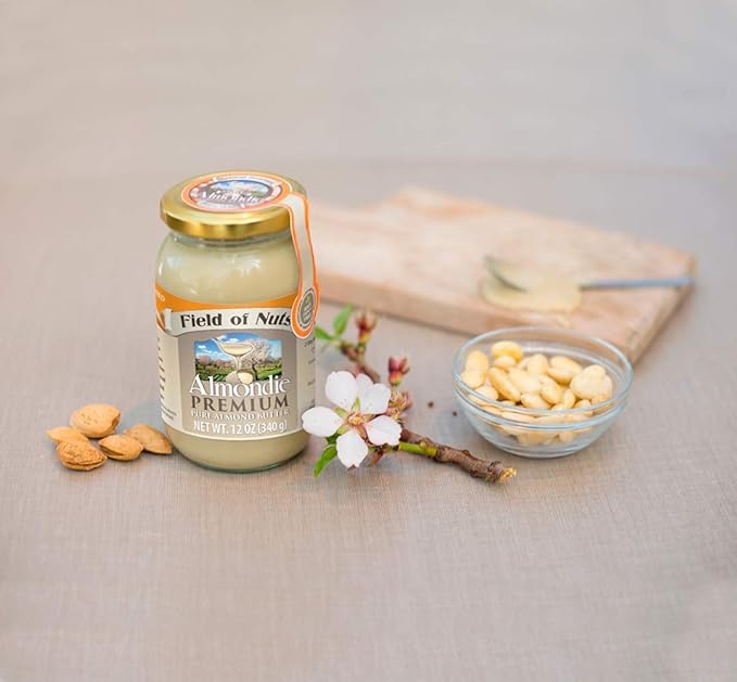 Almondie Almond Butter/Almond Milk Concentrate – Made from 100% peeled pure and raw almonds without any additives sugar or salt