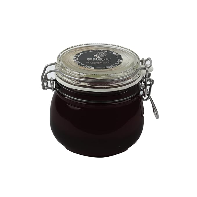 Geohoney Premium Black Bitter Honey Natural Vitality Booster 700g with Gift Box