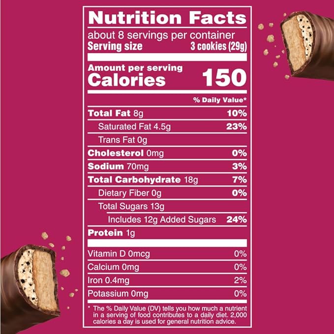 TWIX Minis Cookie Dough Milk Chocolate Bars Sharing Size Chocolate Candy Bars 7.7 oz Bags (Pack of 8)