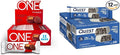 ONE Protein Bars with 20g Protein 12 Count and Quest Hero Protein Bars Cookies &amp Cream 18g Protein 12 Count