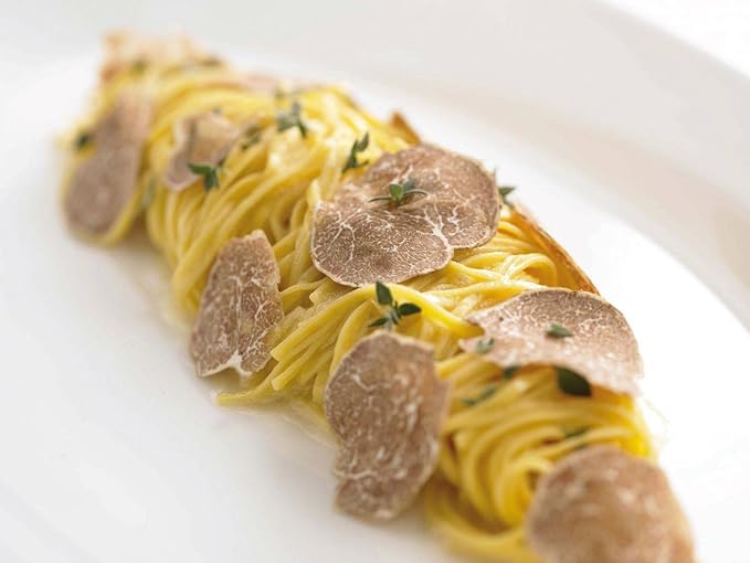 Tartufi Jimmy Tagliolini Nests Egg Pasta with White Truffle Ancient Authentic Recipe | Net Wt. 250 g/ 8.8 oz