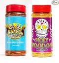Meat Church BBQ Rub Combo: Holy Gospel (14 oz) and VooDoo (14 oz) BBQ Rub and Seasoning for Meat and Vegetables Gluten Free One Bottle of Each