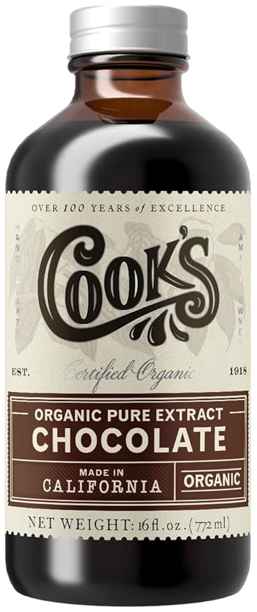 Cook's Organic Chocolate Extract 16 oz