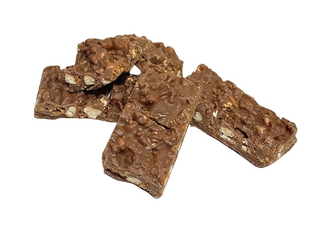 NOMS Cookie Butter Crunch Milk Chocolate Candy – Cookie Butter Filling with Marshmallows Cookies &amp Pretzels – Holiday Special 5 oz Bag
