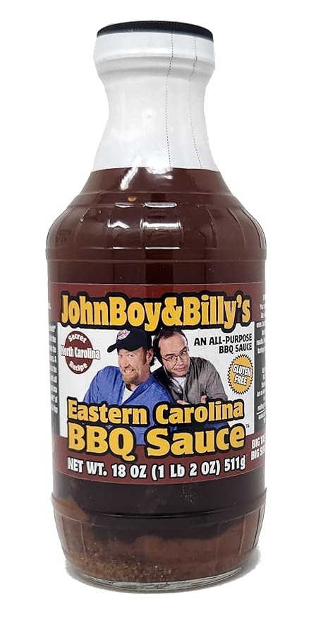 JohnBoy and Billy's Grillin Seasonings Barbeuce Sauces and Grilling Rubs (Secret North Carolina Eastern Sauce 16oz)