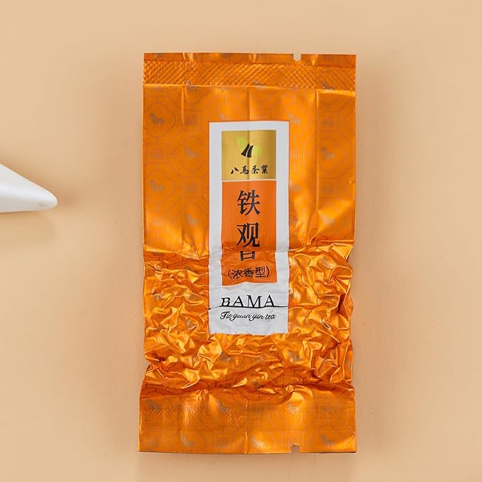 BAMATEA Tieguanyin Oolong Tea Loose Leaf 66g(2.33oz) - Chinese Iron Goddess of Mercy from AnxiFujian High Mountain8 Individual Bags