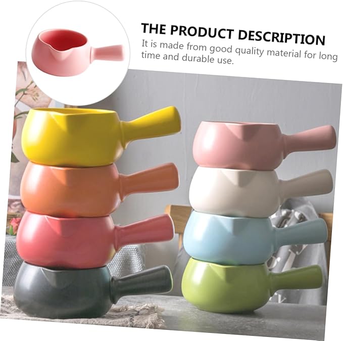 Alipis Revere Ware Inspired Pot Multipurpose Milk Pan for Noodles Soup Ceramic Soup Pot Easy Clean