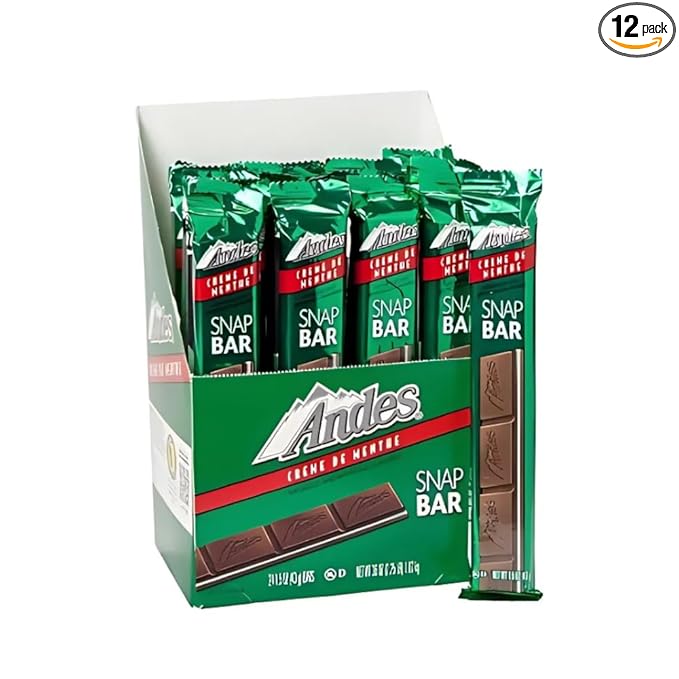 Andes Mint Snap Bar Andes Creme De Menthe 12 Pack