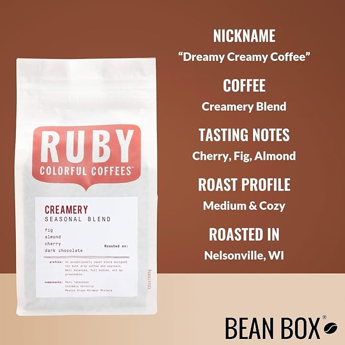 Bean Box Sampler - Roasted by Ruby Roasters 2-Pack Freshly Ground Coffee Gourmet Coffee