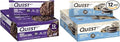 Quest Double Chocolate Chunk &amp Dipped Cookies &amp Cream Protein Bars Bundle High Protein Gluten Free Keto Friendly 12 Count