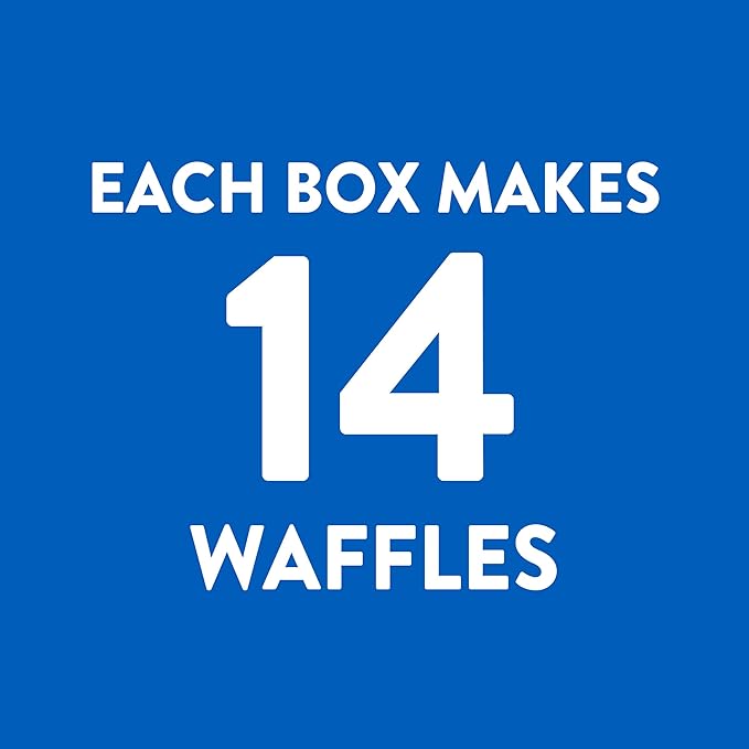 Krusteaz Light and Crispy Belgian Waffle Mix Krusteaz Waffle Mix 28 oz Box (Pack of 8)