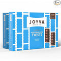 Joyva Classic Marshmallow Twists | Pack of 2 9oz Boxes | Fluffy Marshmallow Center with Smooth Dark Chocolate Coating | Kosher Parve | Free of Dairy Gluten Soy and Preservatives
