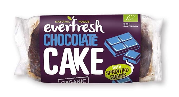Natural Chocolate Sprouted Wheat Cake by Everfresh Natural Foods
