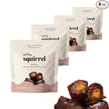 DARK CHOCOLATE COVERED DATES STUFFED WITH NUT BUTTER (Vegan Gluten Free) BATEAUX (Almond Butter)