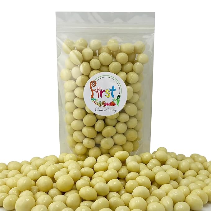 Chocolate Covered Roasted Espresso Coffee Beans (5 Pound (Pack of 1) White Chocolate)