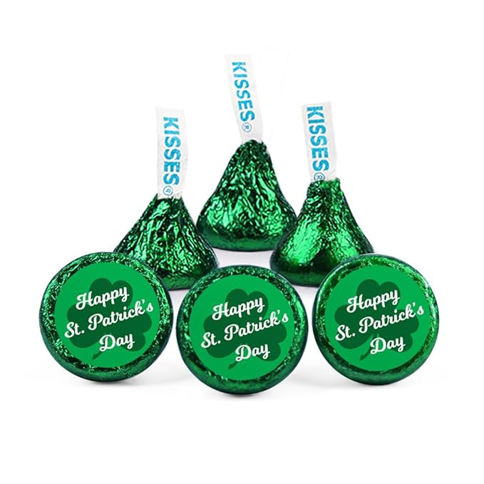 St. Patrick's Day Candy 1.7 lb Green Hershey's Kisses Chocolate (approx 170 pcs)