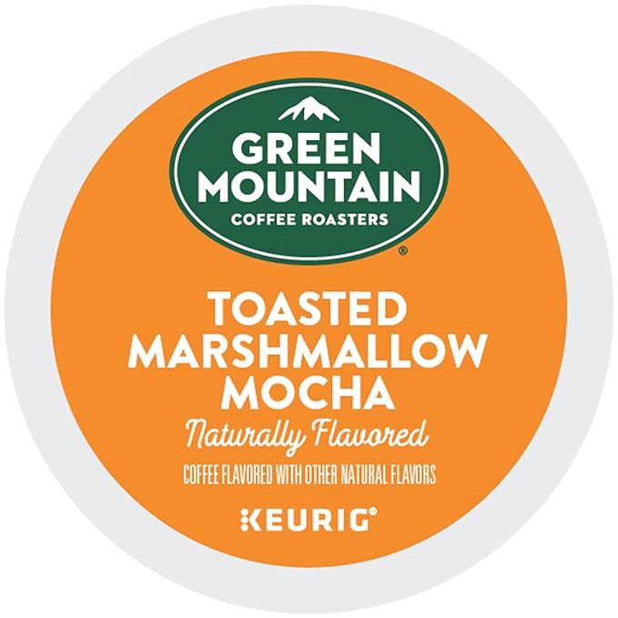 Green Mountain Coffee Roasters Toasted Marshmallow Mocha Keurig Single-Serve K-Cup Pods Light Roast Coffee 96 Count (4 Packs of 24)