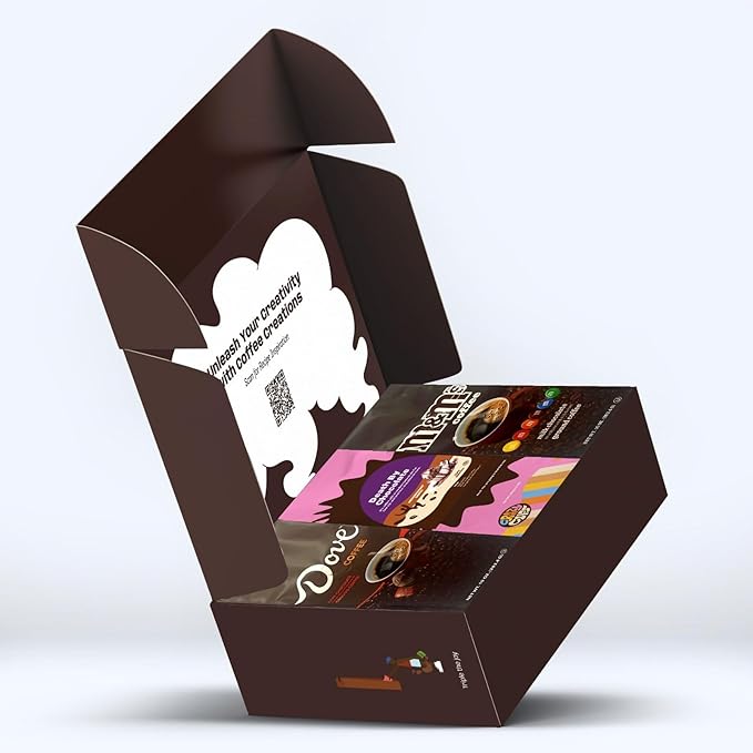 Perfect Samplers Flavored Ground Coffee Gift Box Variety Pack M&ampM Dove Death by Chocolate Coffee Medium Roast Ground Coffee Sampler 3 Pack