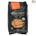 Organic Italian Penne Pasta - Pack of 6 | Authentic Durum Wheat Pasta Non-GMO &amp Bronze-Cut for Superior Sauce Absorption | Traditional Artisan Made in Italy