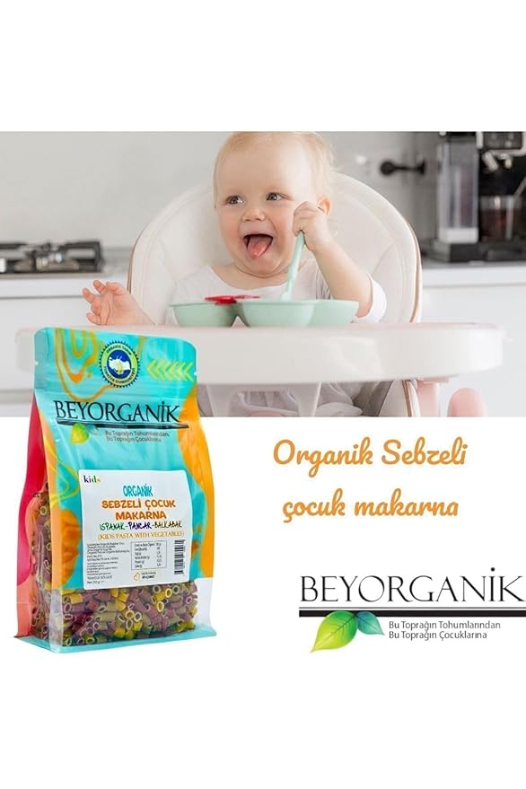 Organic Kids Vegetable Pasta 15% Vegetables 5.3oz - Pesticide &amp Aflatoxin Tested Children's Food