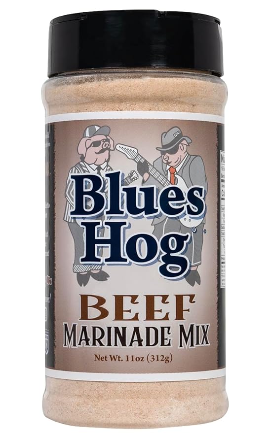 Blues Hog Pork Marinade Mix (13 oz/368g) &amp Blues Hog Beef Marinade Mix (11 oz/312g) | The Good Store Packaging
