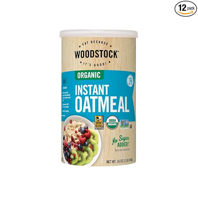 Natural Sea CrlOg1Instant Oatmeal 16 Oz (Pack Of 12)