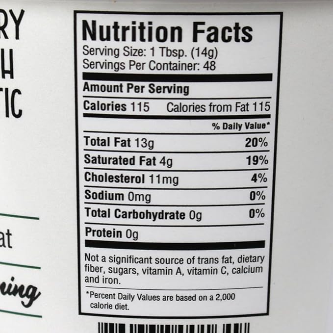 Gourmet Rendered Chicken Fat | 1.5 lb Tub | Paleo-Friendly Cooking &amp Baking Fat by Cornhusker Kitchen